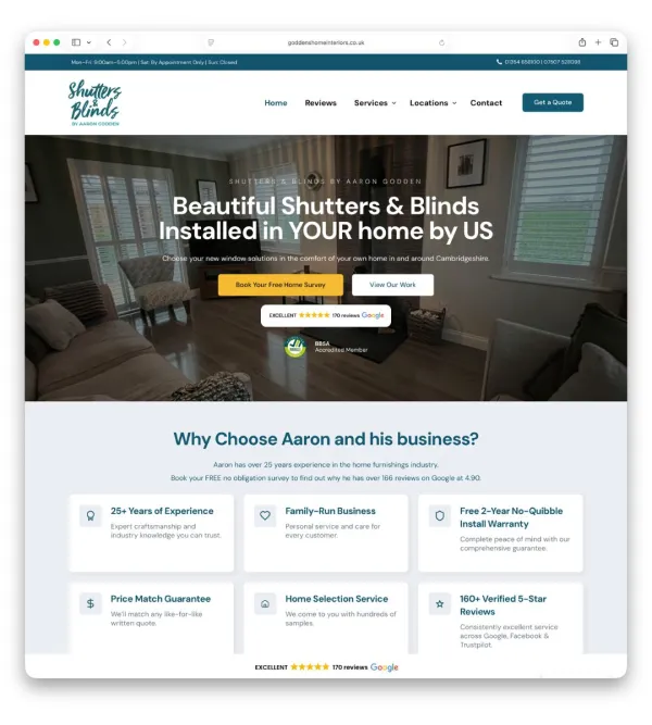 Shutters & Blinds by Aaron Godden