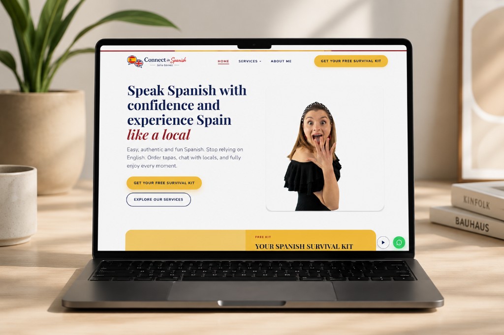 New website launch: Connect in Spanish | Julia Gómez