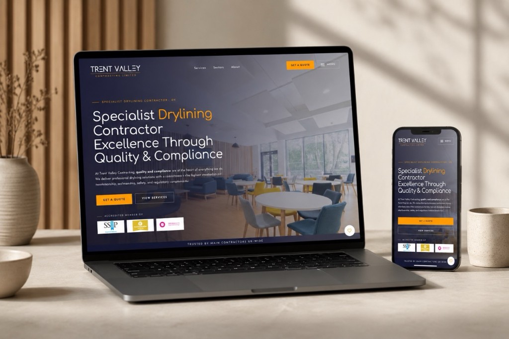 New website launch: Trent Valley Contracting | Specialist drylining