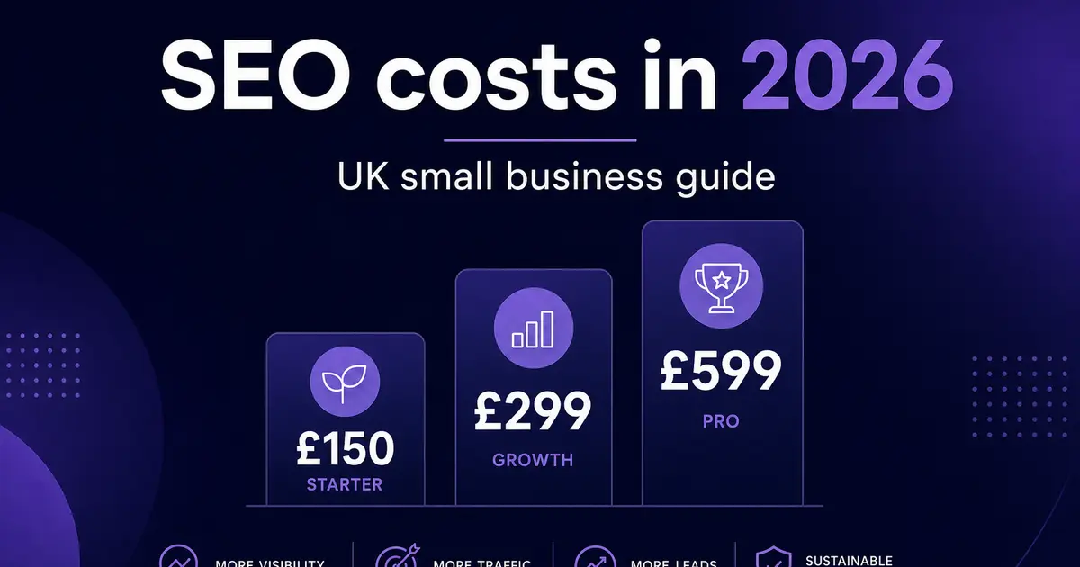 How much does SEO cost for a UK small business in 2026?