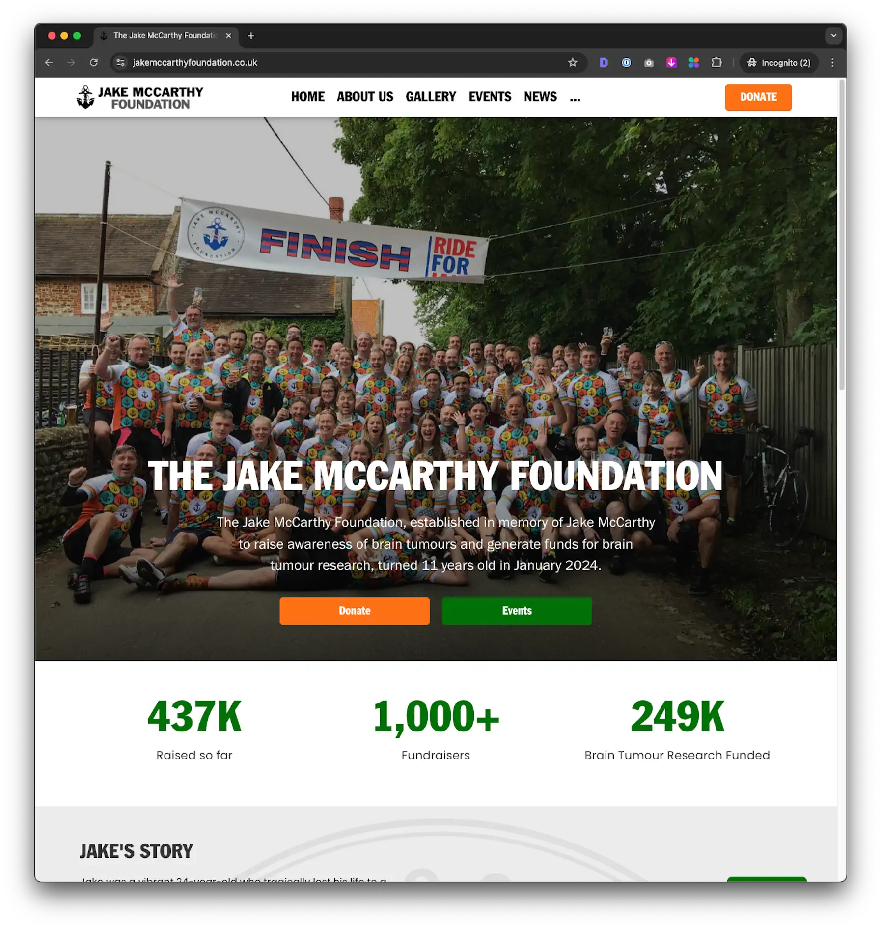 The Jake McCarthy Foundation