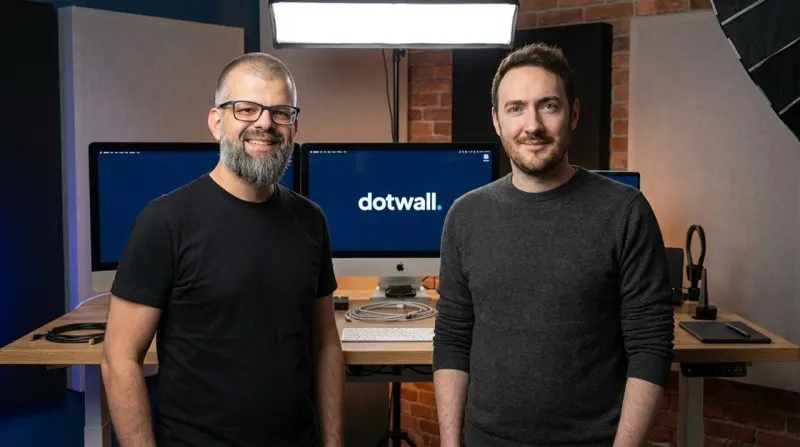 Bobby (left) and Ben (right) — the dotwall team