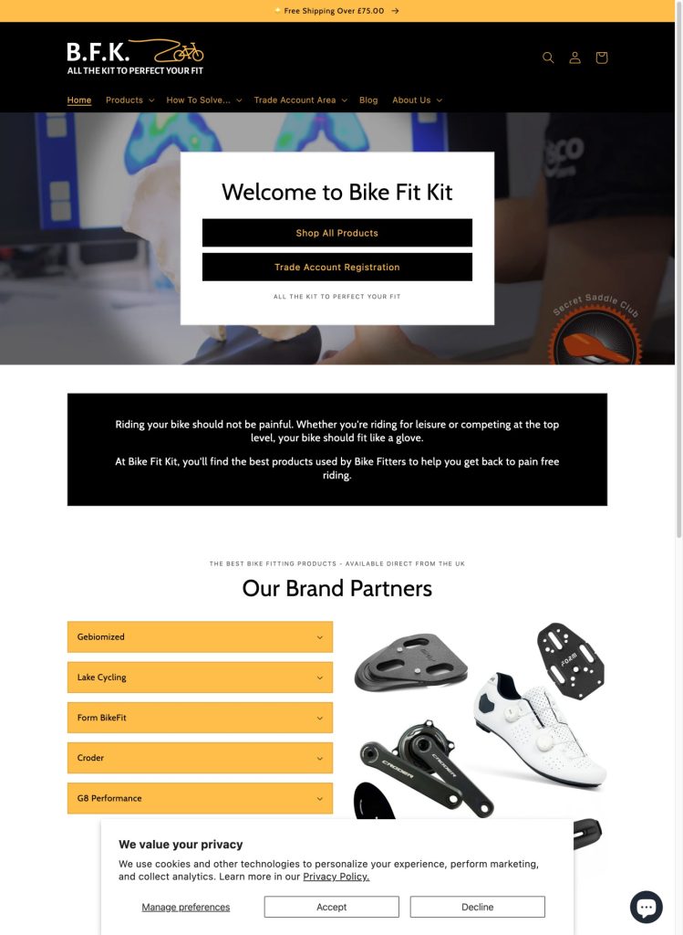 bikefit kit