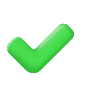 pngtree green check mark 3d icon png image 4761745