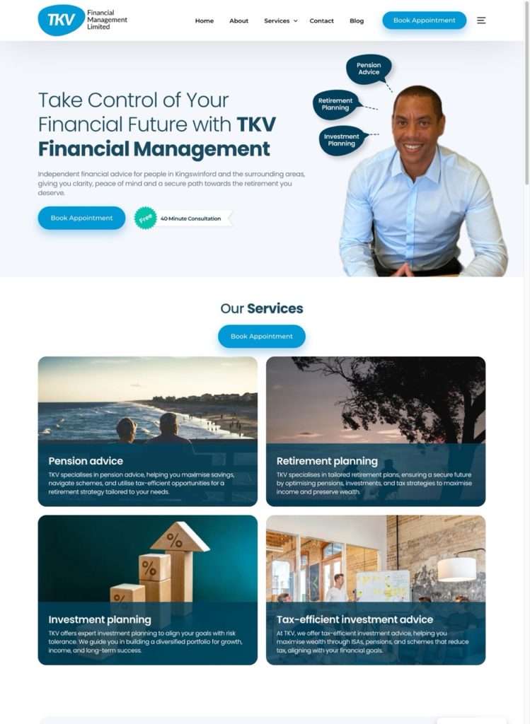 tkvfinancial.co .uk screenshot dotwall Large