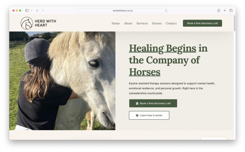 New website live for Herd With Heart! 1 CleanShot CleanShot2025003614@2x Large