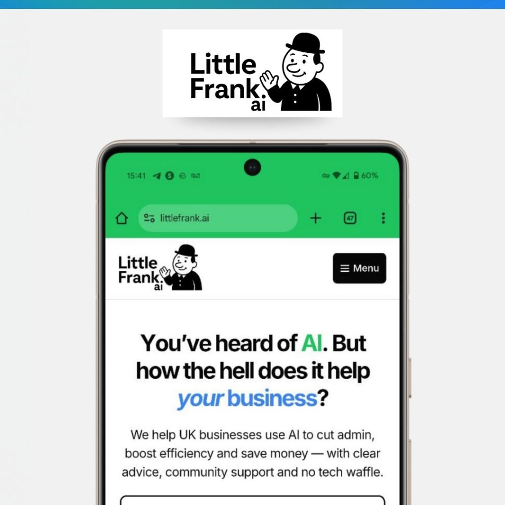 Introducing Our New Sister Company: LittleFrank.ai 1 LittleFrank socials